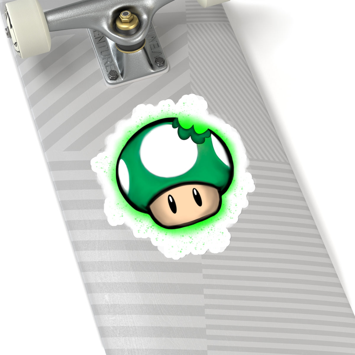 One-Up Splatter Mushroom - Sticker