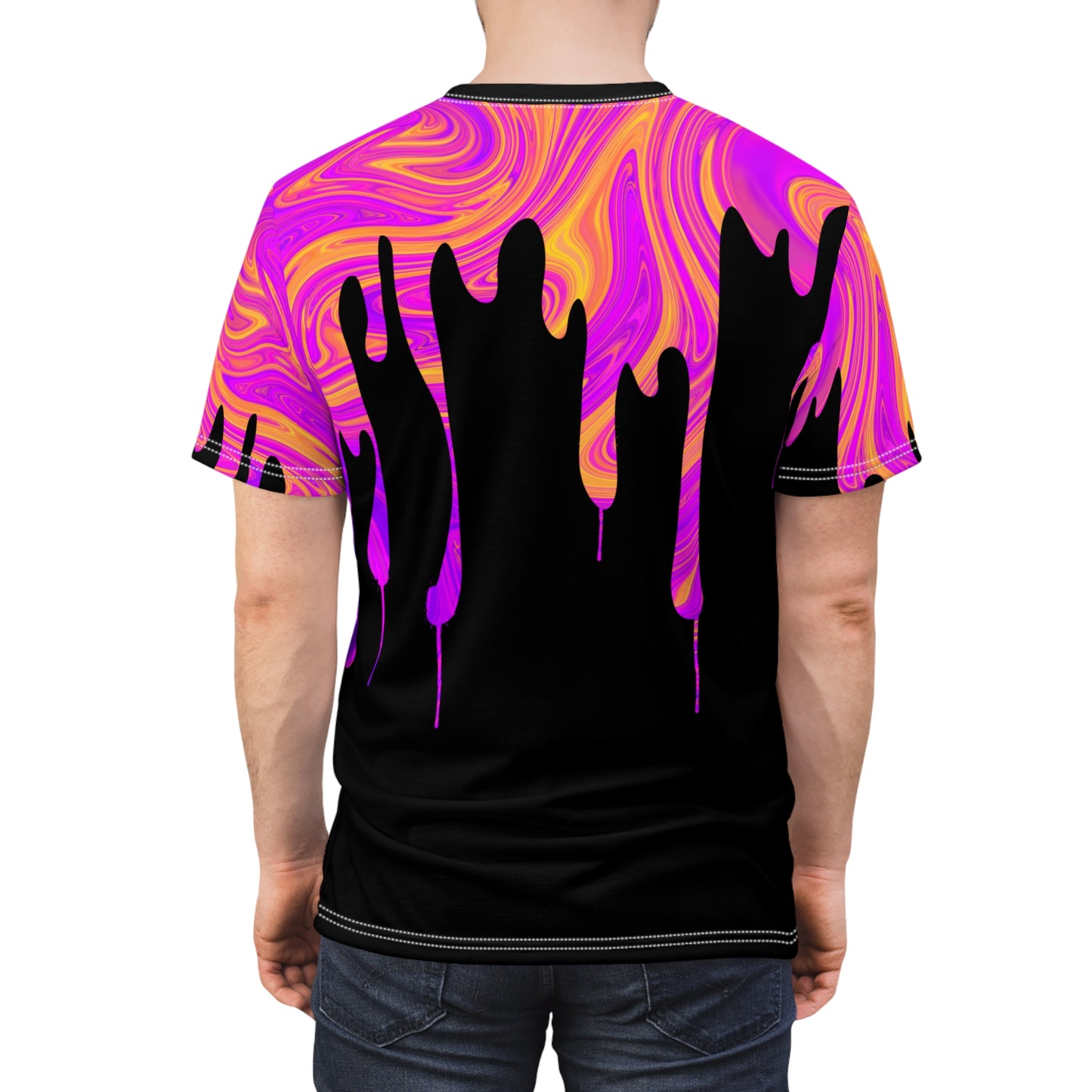 Drippy Psychedelic - T-Shirt (AOP)