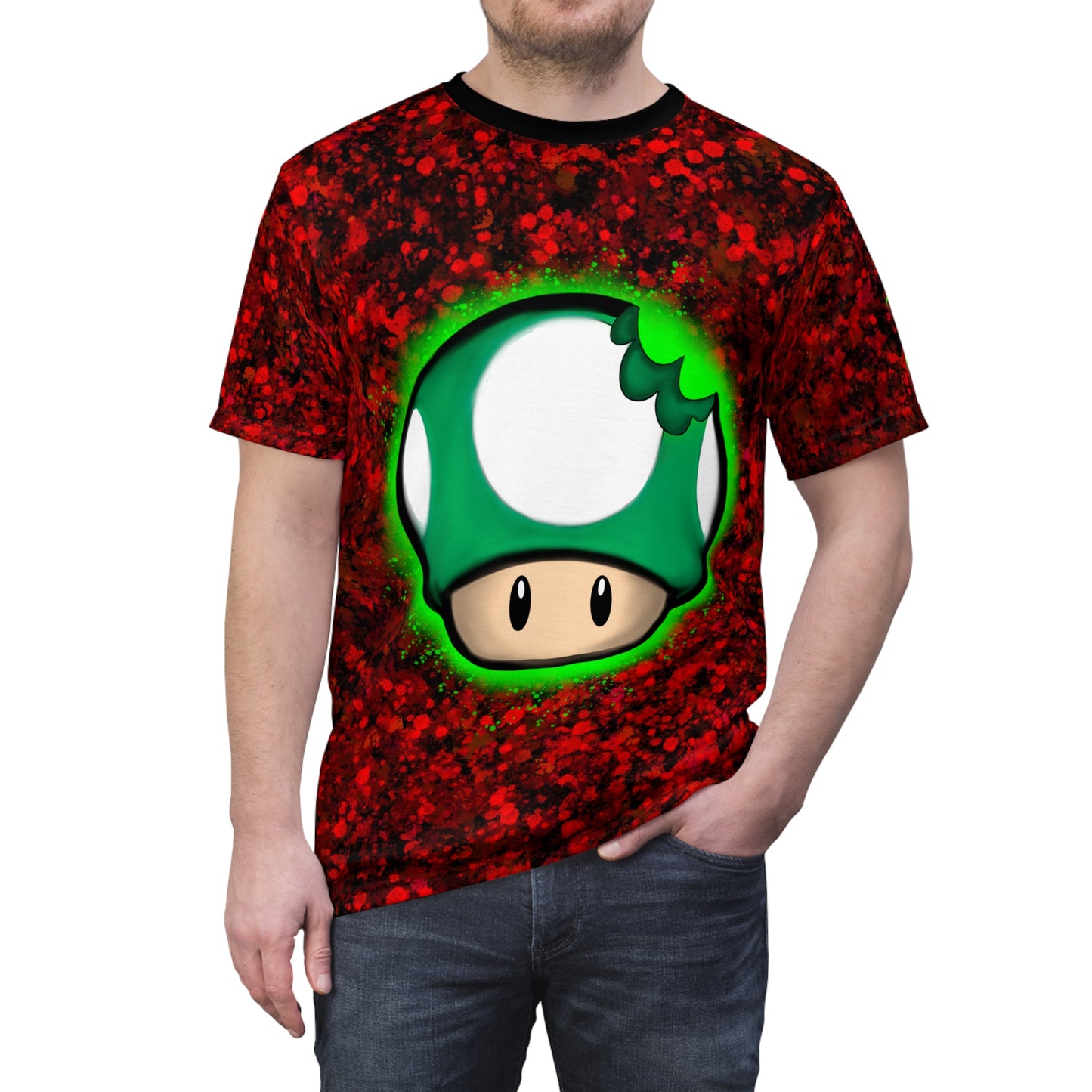 One-up Splatter - T-Shirt (AOP)